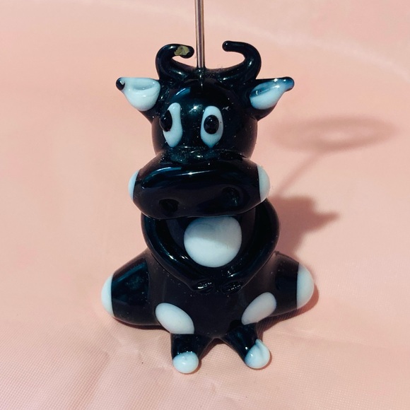 ART GLASS NOTE HOLDER - Picture 3 of 5